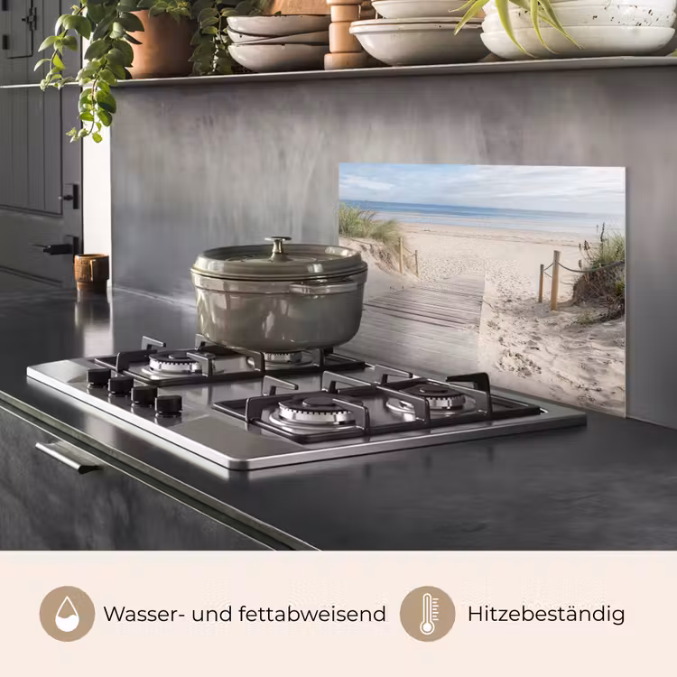Spritzschutz Küche - Weg zum Strand — 2