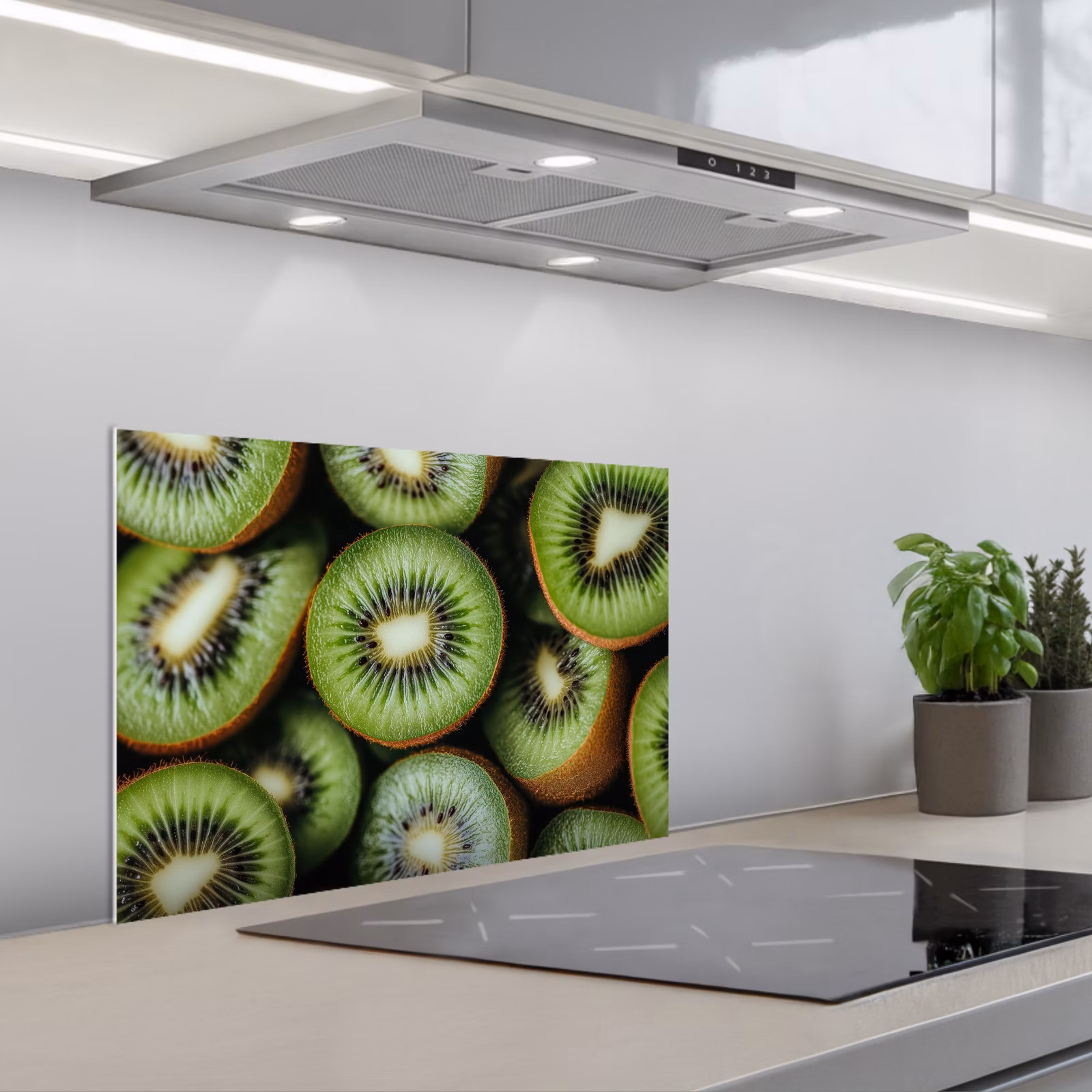 Spritzschutz Küche - Kiwi - Obst - Grün — 1