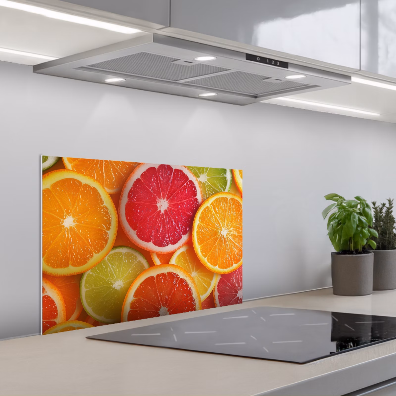 Spritzschutz Küche - Obst - Bunt - Nahaufnahme — 1