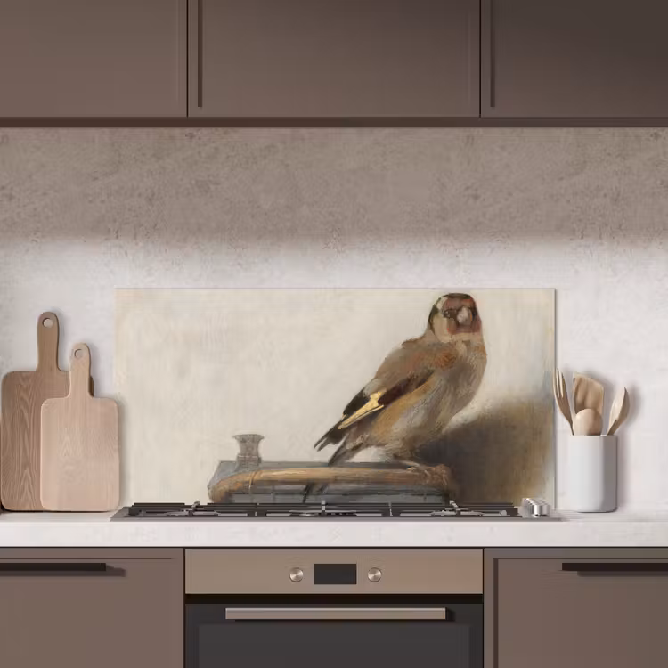 Spritzschutz Küche - Der Stieglitz - Carel Fabritius — 3