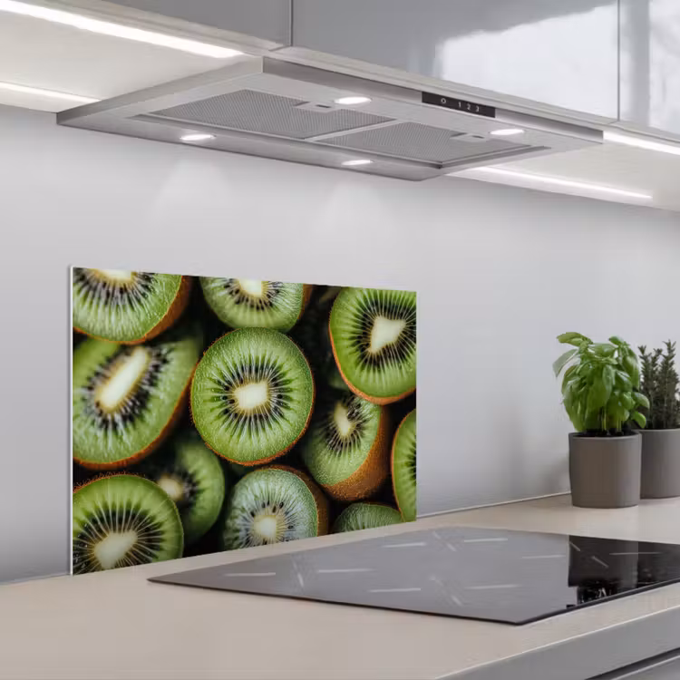 Spritzschutz Küche - Kiwi - Obst - Grün — 1
