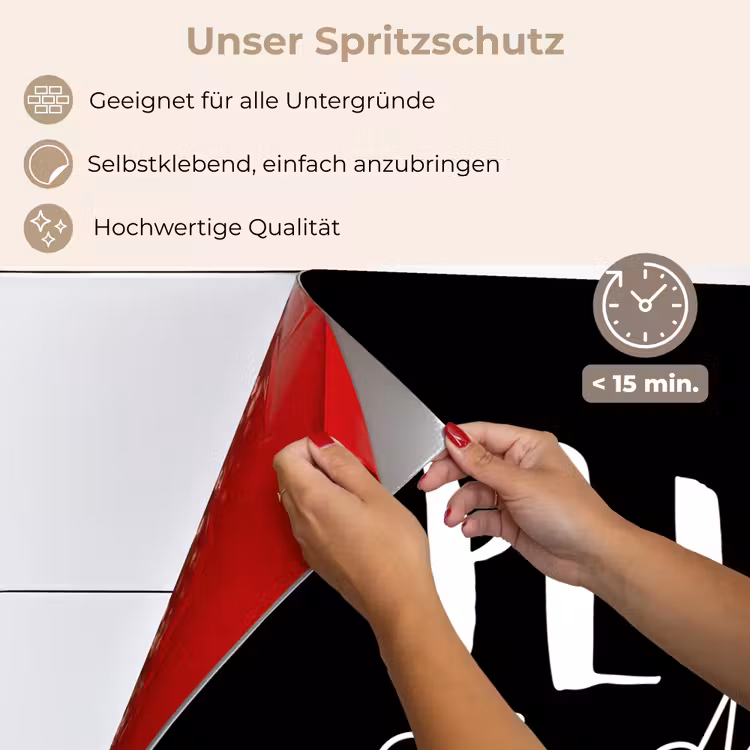 Spritzschutz Küche - Zitate - Nutze den Tag - Sprichwörter - Carpe diem - Glück — 4