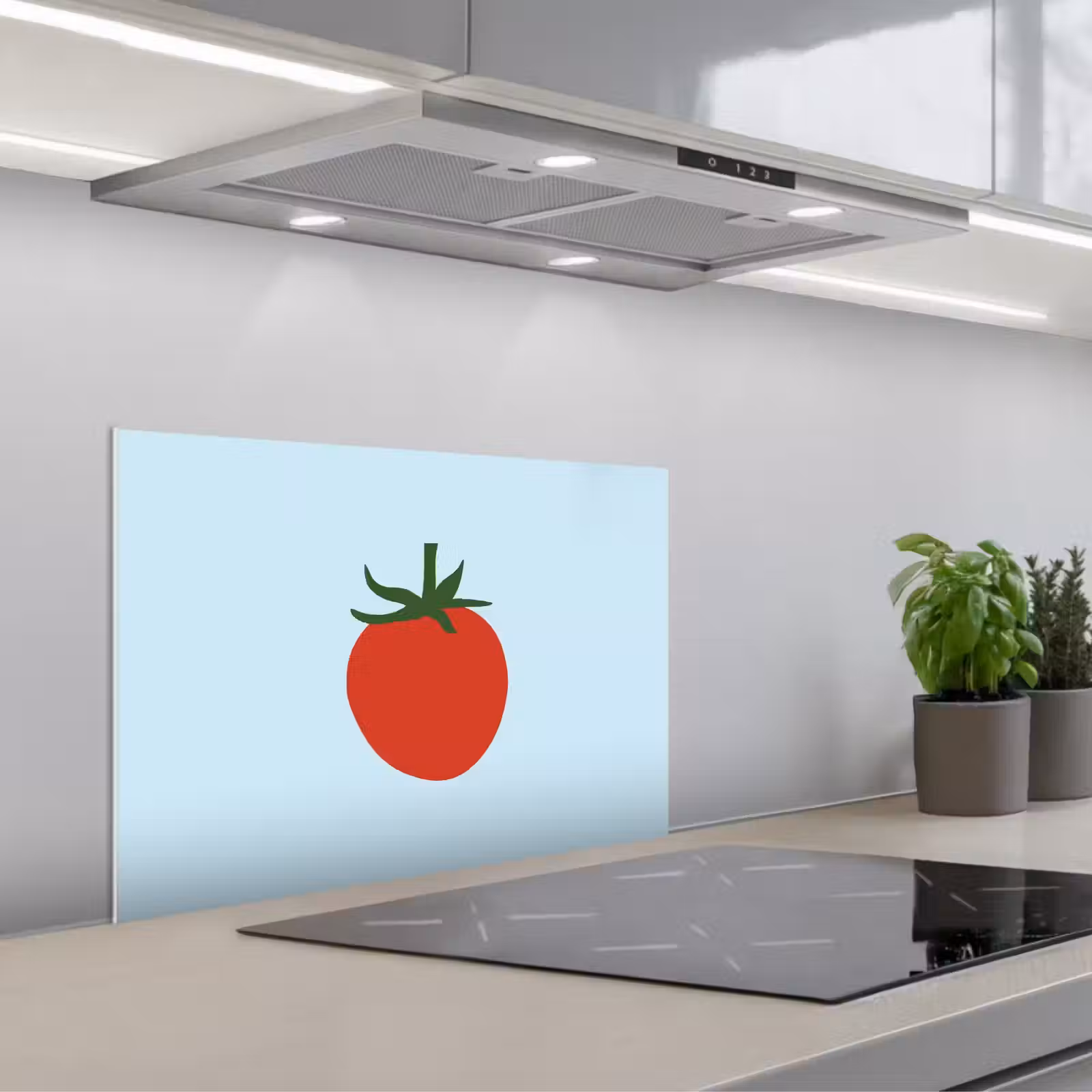 Spritzschutz Küche - Rot - Tomate - Gemüse — 1