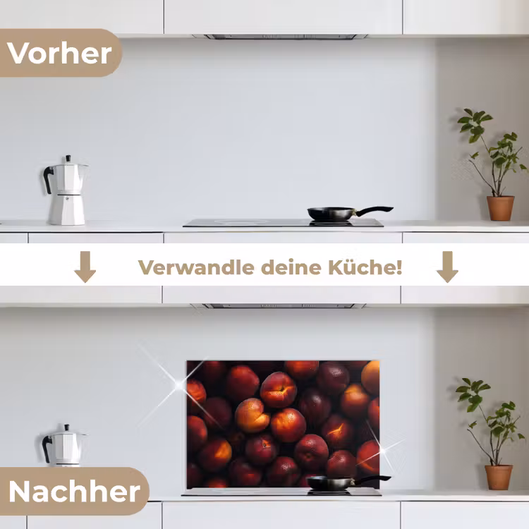Spritzschutz Küche - Obst - Nahaufnahme - Nektarinen — 7