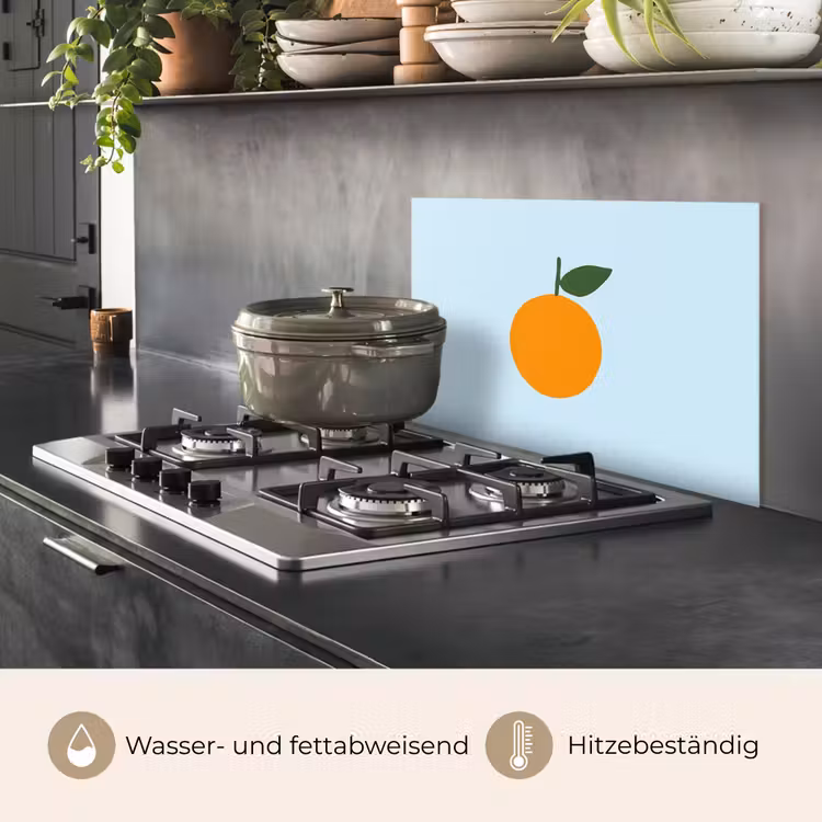 Spritzschutz Küche - Obst - Orange — 2