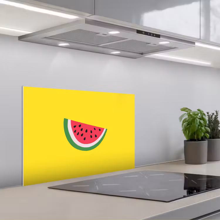 Spritzschutz Küche - Obst - Wassermelone - Gelb — 1