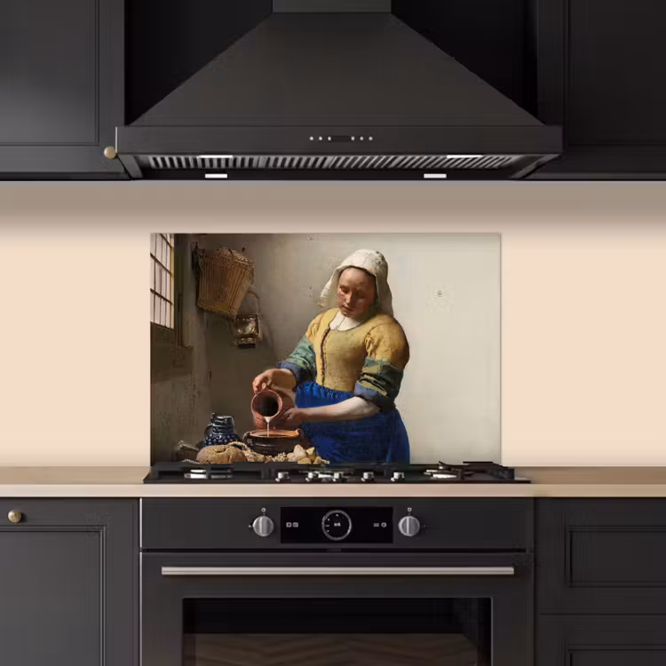 Spritzschutz Küche - Das Milchmädchen - Gemälde von Johannes Vermeer — 5
