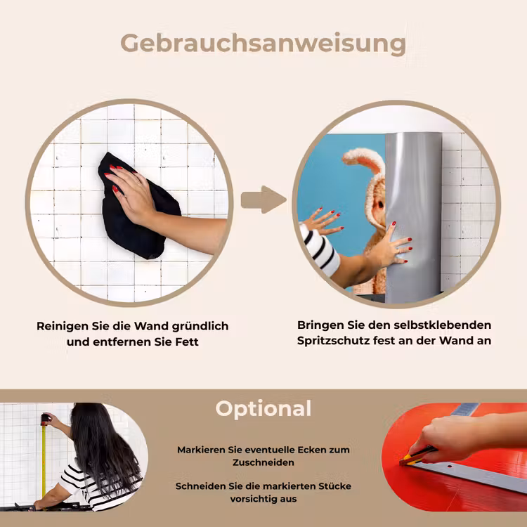 Spritzschutz Küche - Lamm - Osterhase - Kostüm — 6