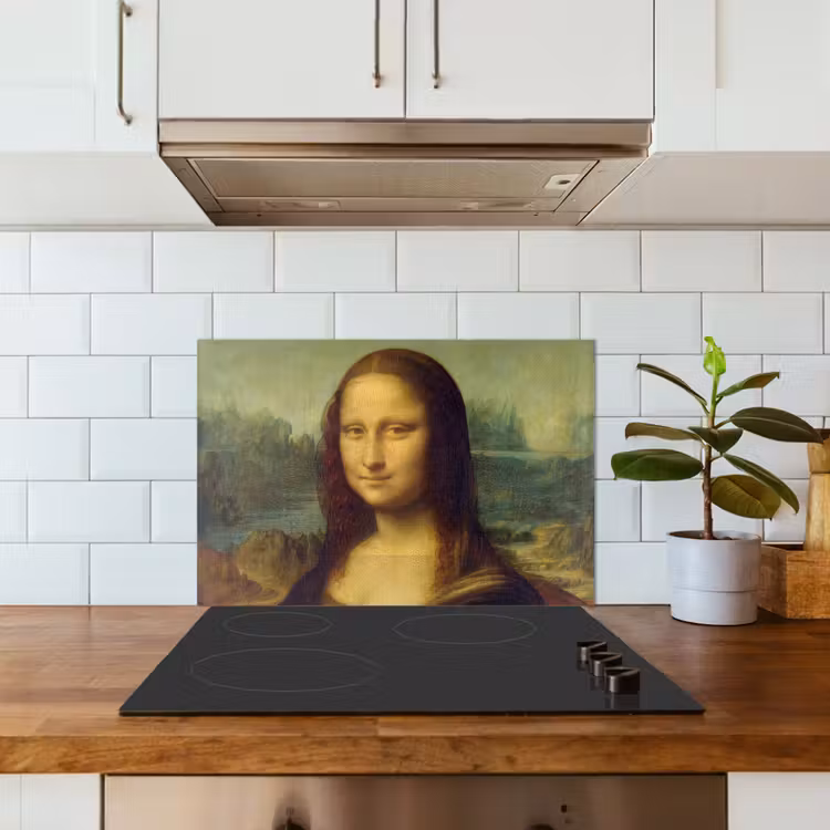 Spritzschutz Küche - Mona Lisa - Leonardo da Vinci — 3