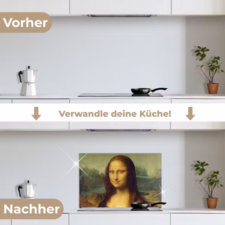 Spritzschutz Küche - Mona Lisa - Leonardo da Vinci — 7