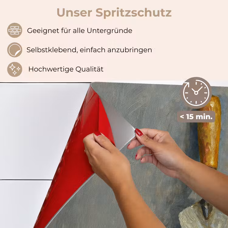 Spritzschutz Küche - Kelle - Farbe - Werkzeuge — 4