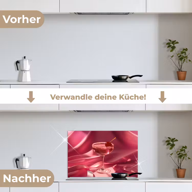 Spritzschutz Küche - Cocktail - Rosa - Luxe — 7
