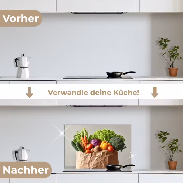 Spritzschutz Küche - Papiere - Lebensmittel - Buntes — 7