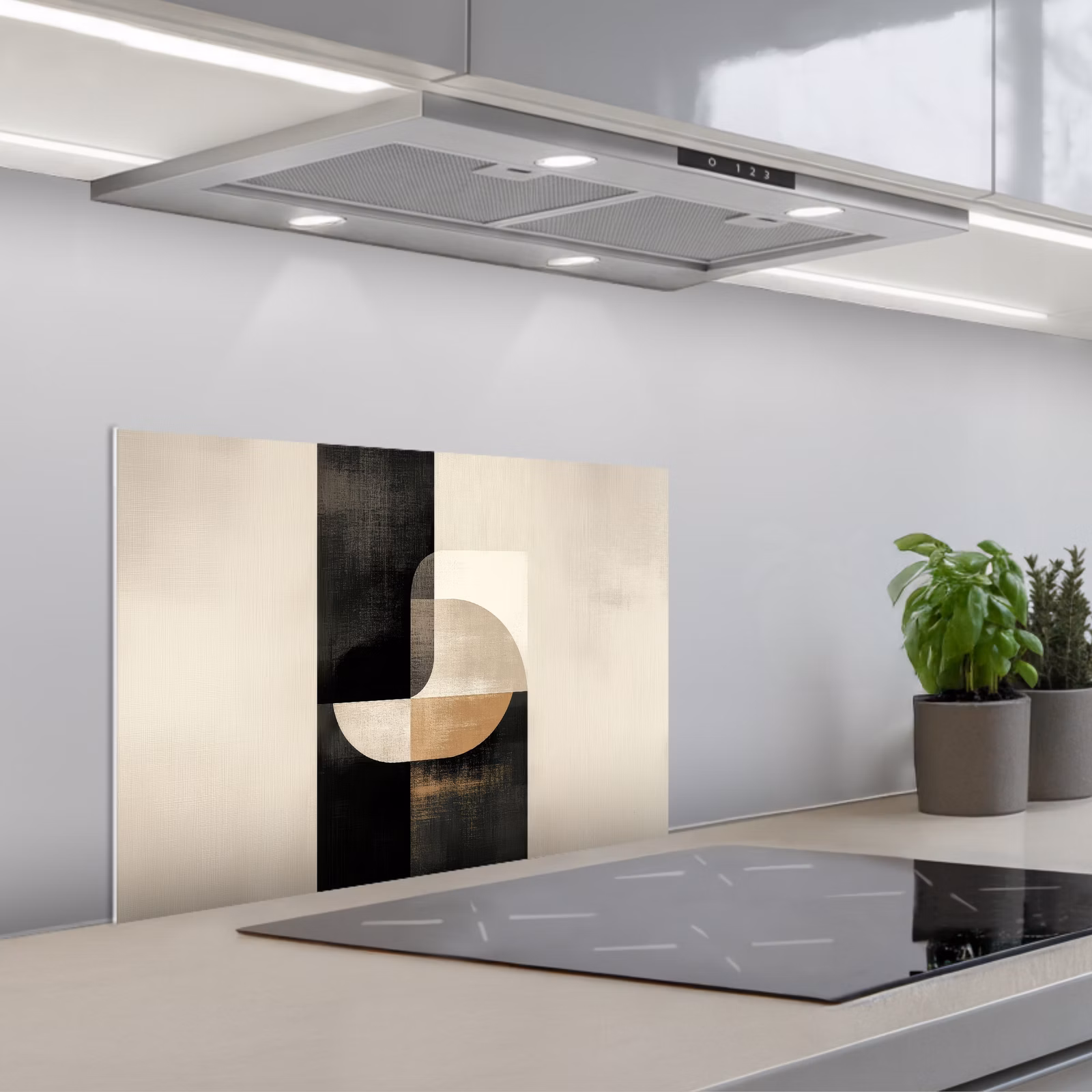 Spritzschutz Küche - Modern - Quadratisch - Formen — 1
