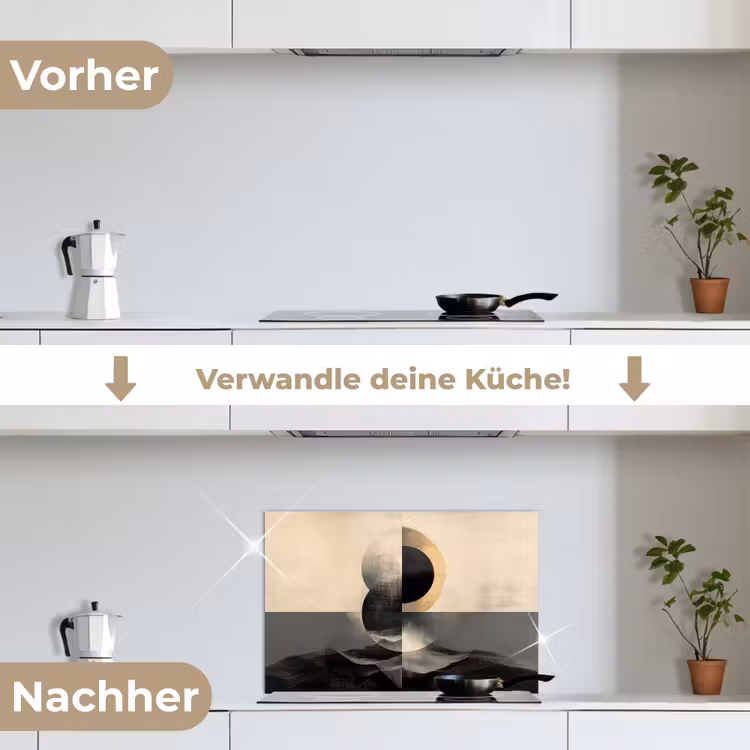 Spritzschutz Küche - Kreise - Schatten - Abstrakt — 7
