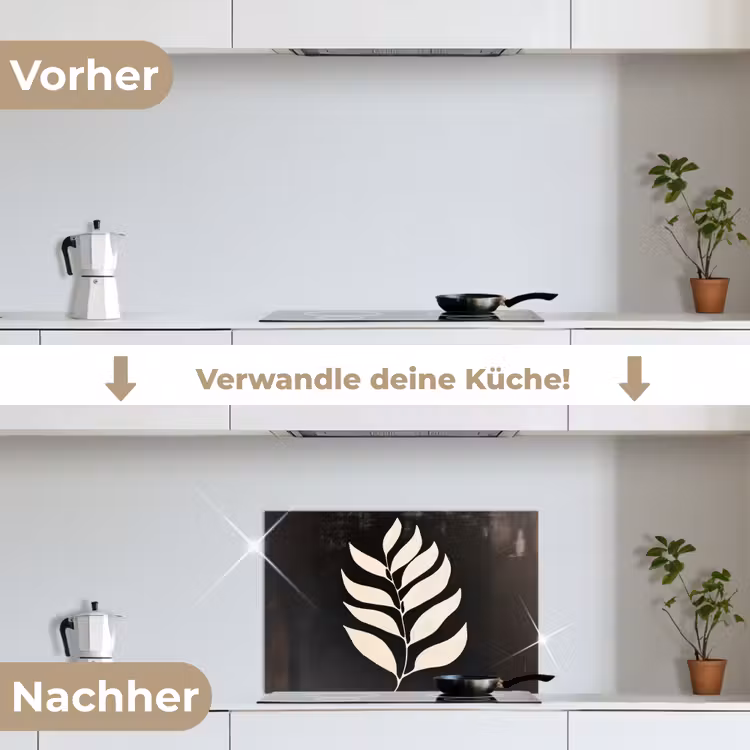 Spritzschutz Küche - Klinge - Weiß - Minimalistisch — 7