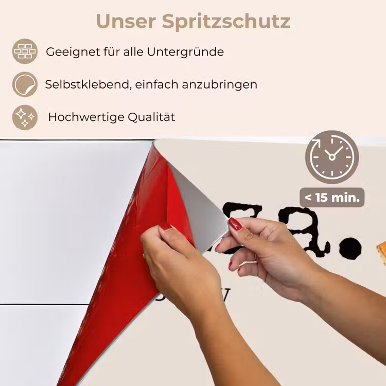 Spritzschutz Küche - Pizza - Käse - Peperoni — 4