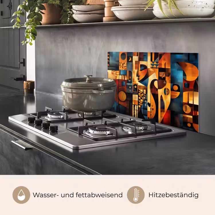 Spritzschutz Küche - Figuren - Abstrakt - Symbole — 2