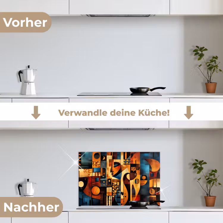 Spritzschutz Küche - Figuren - Abstrakt - Symbole — 7
