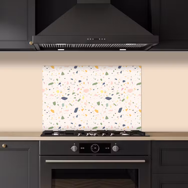 Spritzschutz Küche - Terrazzo - Muster - Bunt - Festival — 5