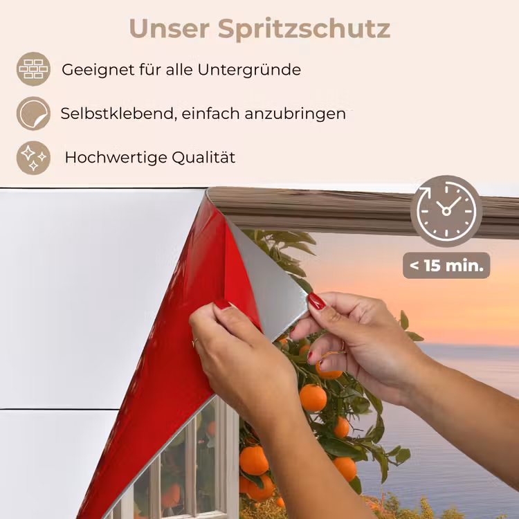 Spritzschutz Küche - Durchblick - Ausblicke - See - Landschaft — 4