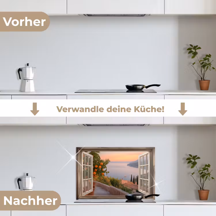 Spritzschutz Küche - Durchblick - Ausblicke - See - Landschaft — 7