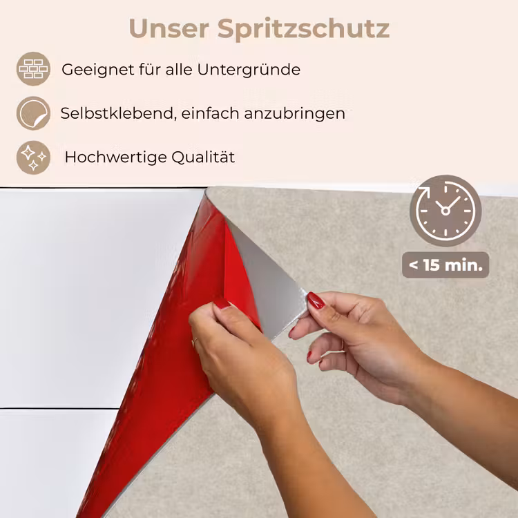 Spritzschutz Küche - Stein - Beton - Muster — 4