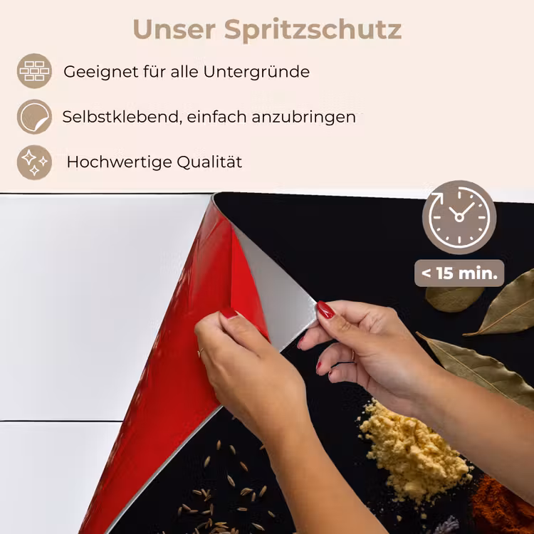 Spritzschutz Küche - Würzige Konstellation — 4