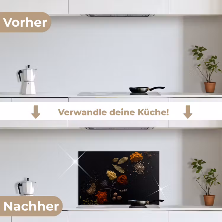 Spritzschutz Küche - Würzige Konstellation — 7