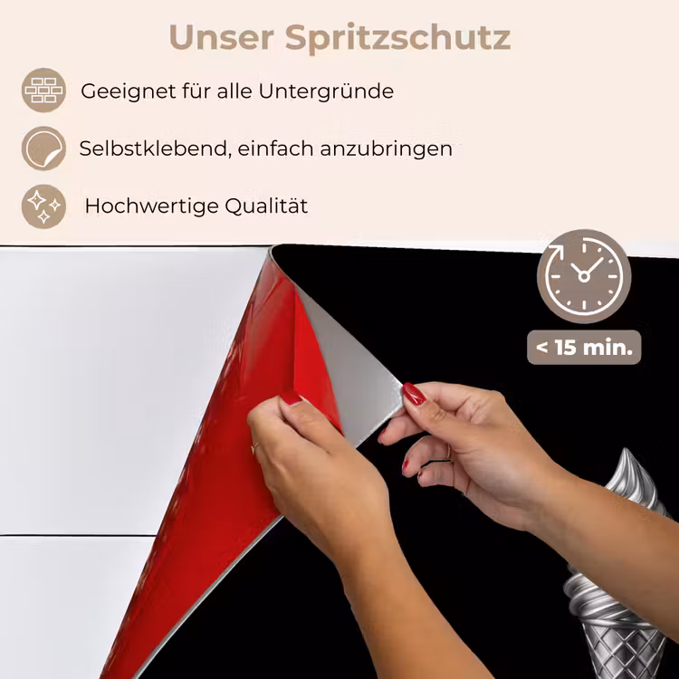 Spritzschutz Küche - Softeis - Realistisch - Futuristisch — 4