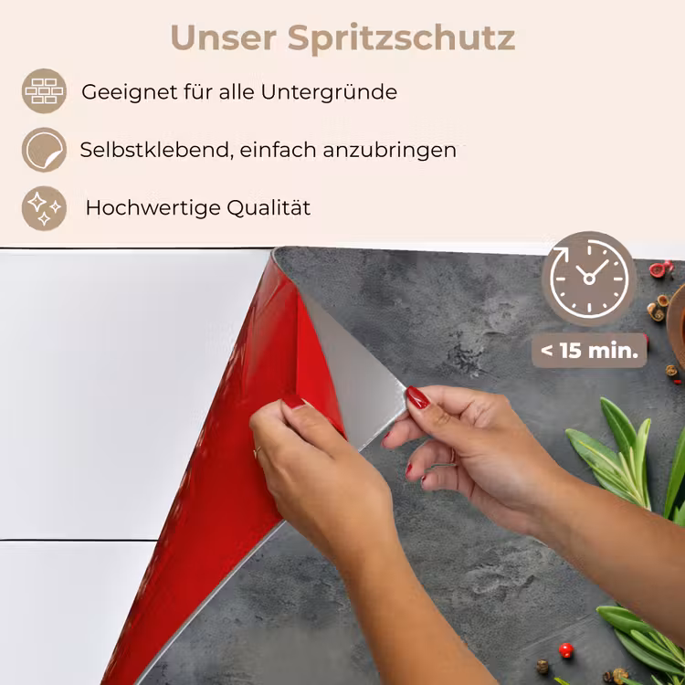 Spritzschutz Küche - Essenzen der mediterranen Küche — 4
