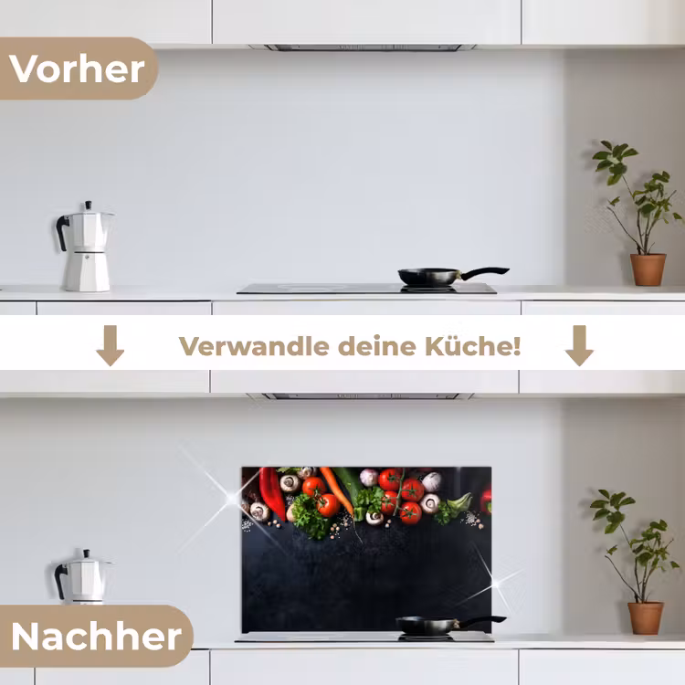 Spritzschutz Küche - Frische Ernte in der Küche — 7
