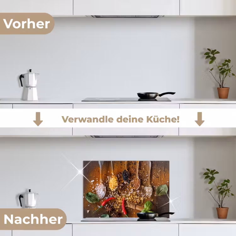 Spritzschutz Küche - Geschmacksexplosion in Löffeln — 7