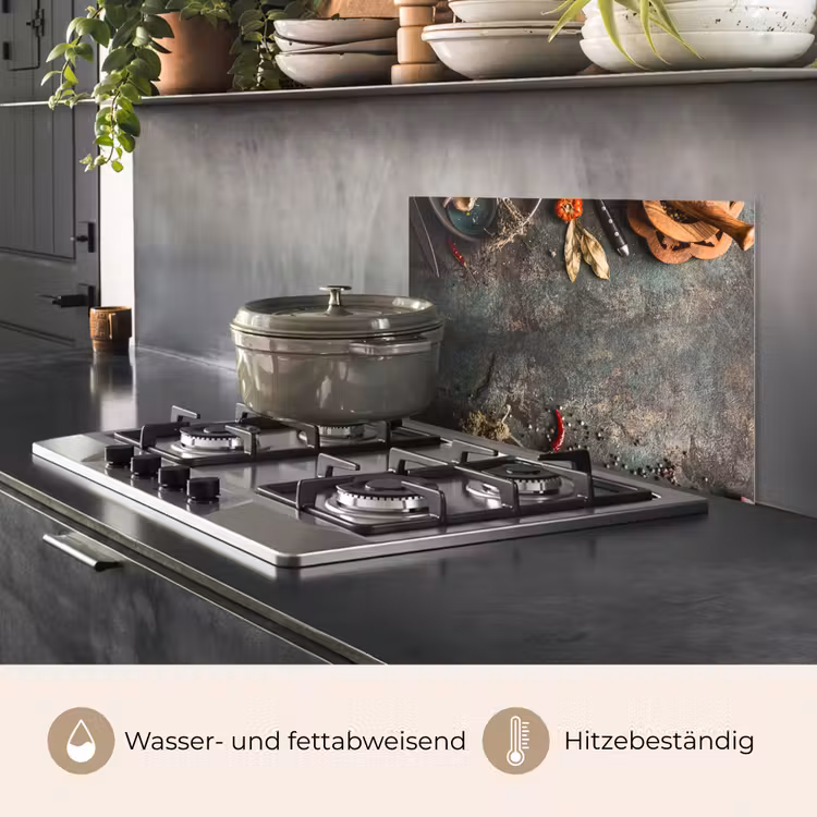 Spritzschutz Küche - Kulinarische Künstlerpalette — 2