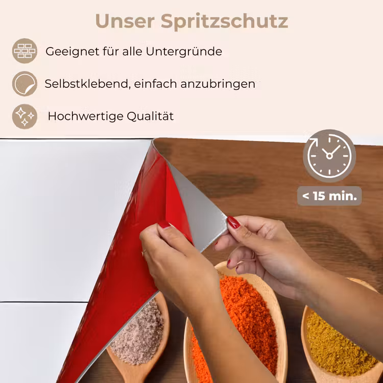 Spritzschutz Küche - Symmetrie der Geschmäcker — 4