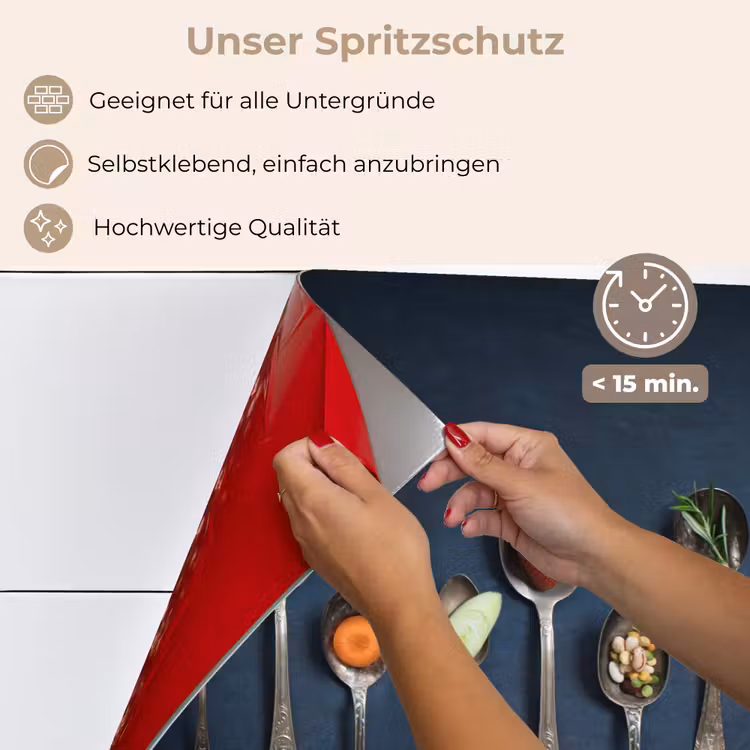 Spritzschutz Küche - Verkostung in Löffeln — 4