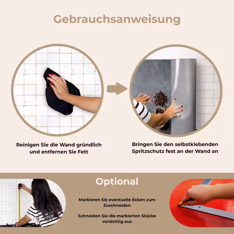 Spritzschutz Küche - Schöpfkelle - Kräuter - Gewürze - Industrie — 6