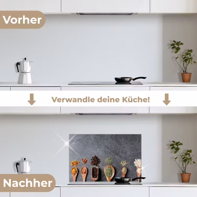 Spritzschutz Küche - Schöpfkelle - Kräuter - Gewürze - Industrie — 7