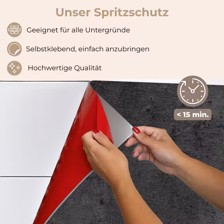 Spritzschutz Küche - Verborgen im Schatten — 4