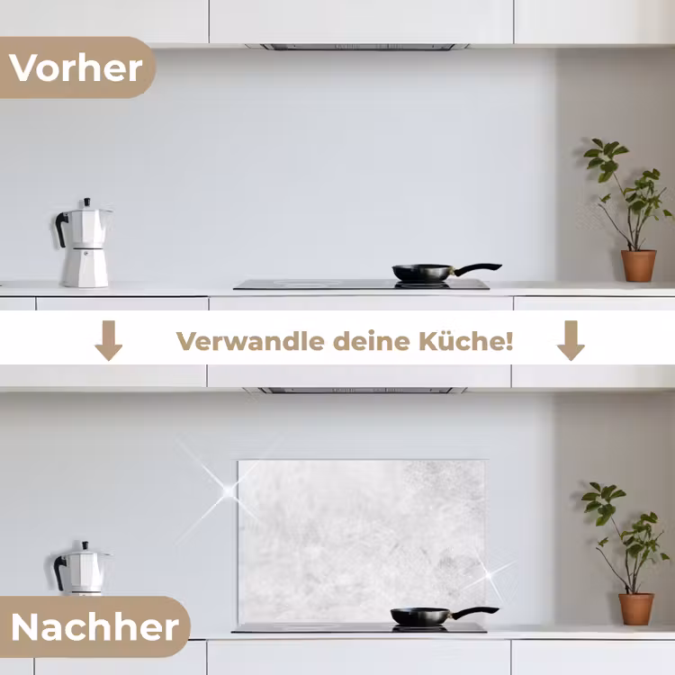 Spritzschutz Küche - Weiches Blut aus Beton — 7
