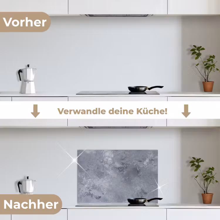 Spritzschutz Küche - Wolken aus Beton — 7