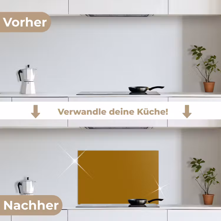 Spritzschutz Küche - Gold - Luxus - Interieur — 7