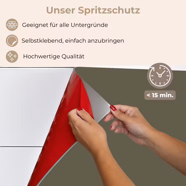 Spritzschutz Küche - Grau - Warm - Herbst — 4