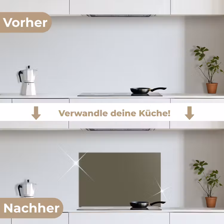 Spritzschutz Küche - Grau - Warm - Herbst — 7