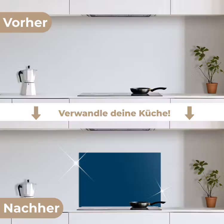 Spritzschutz Küche - Indigo - Palette - Farben — 7