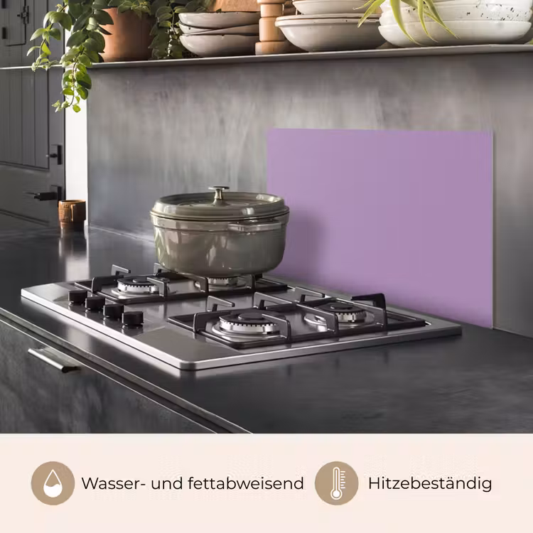 Spritzschutz Küche - Innenbereich - Violett - Farben - Farbe - Einfarbig — 2