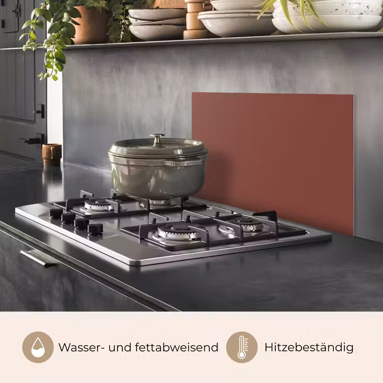 Spritzschutz Küche - Palette - Rot - Innenbereich — 2