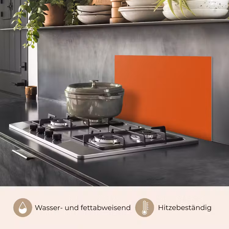 Spritzschutz Küche - Sienna - Erde - Farben - Massiv — 2