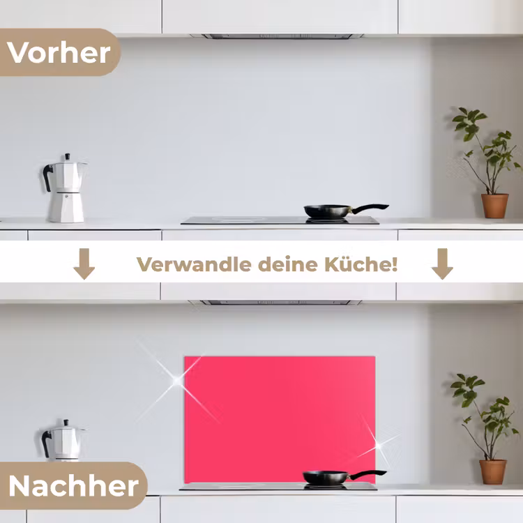 Spritzschutz Küche - Karmin - Farben - Palette - Rosa — 7