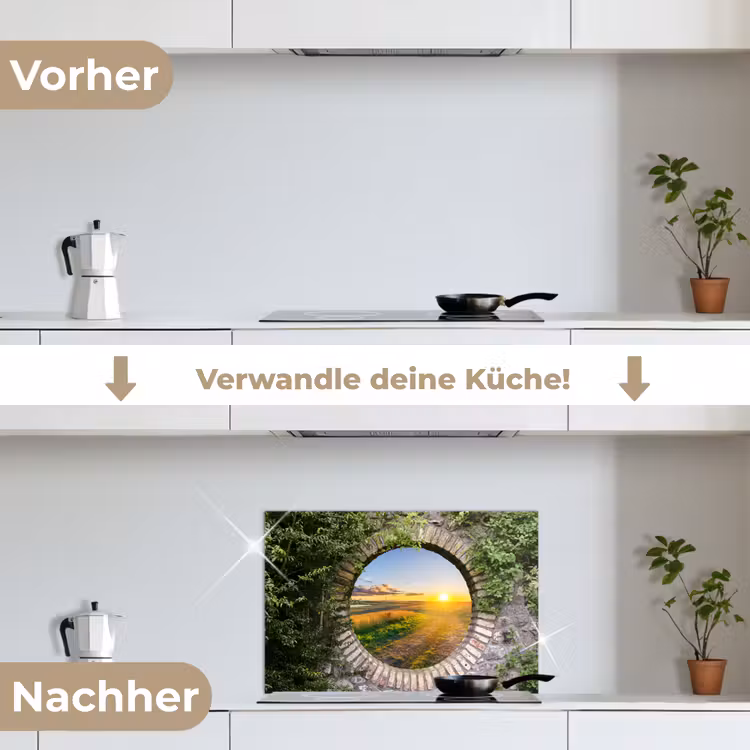 Spritzschutz Küche - Landleben - Ausblick - Sonne — 7